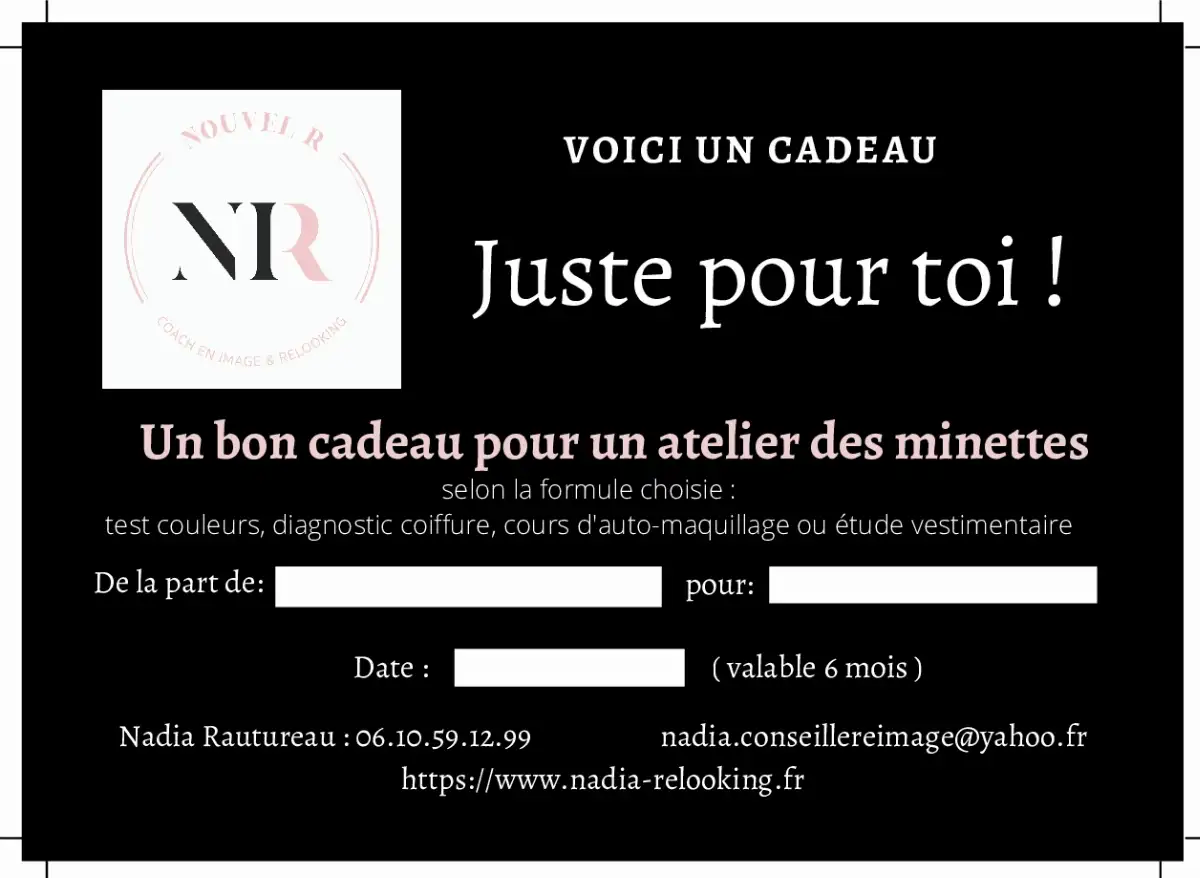 L'Atelier des Minettes Test de colorimétrie et les conseils de base de l'étude vestimentaire