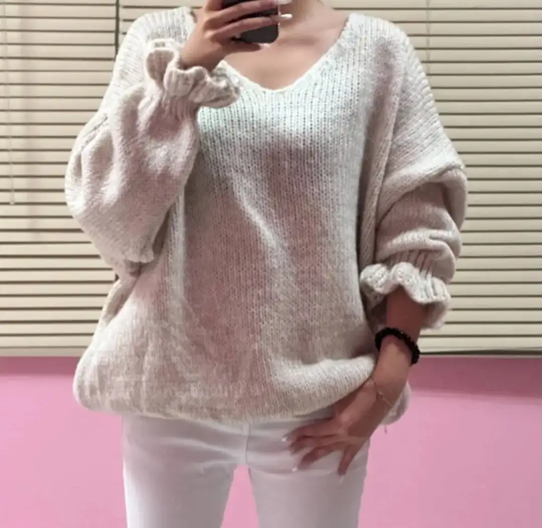 Pull blanc cassé ou noir