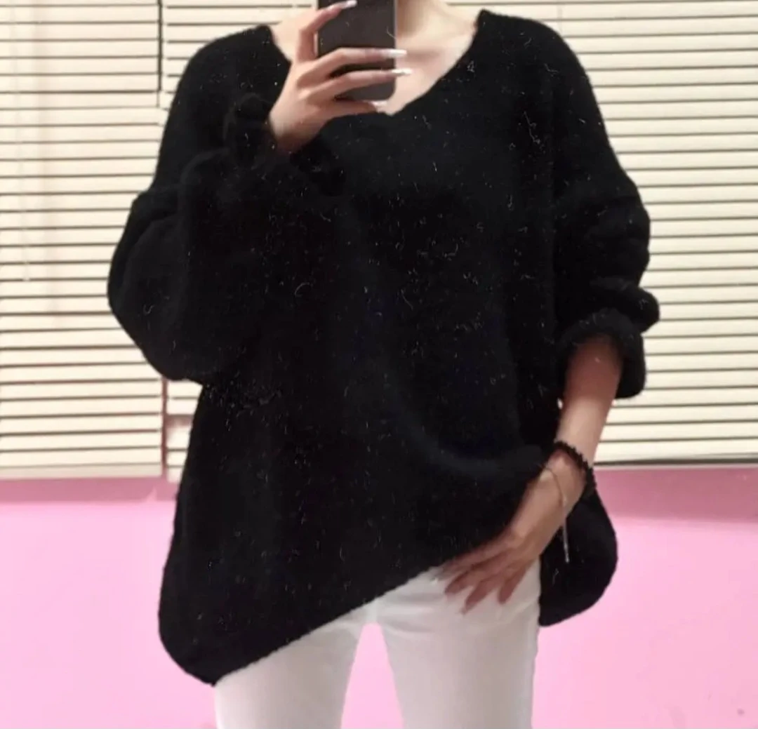 Pull blanc cassé ou noir